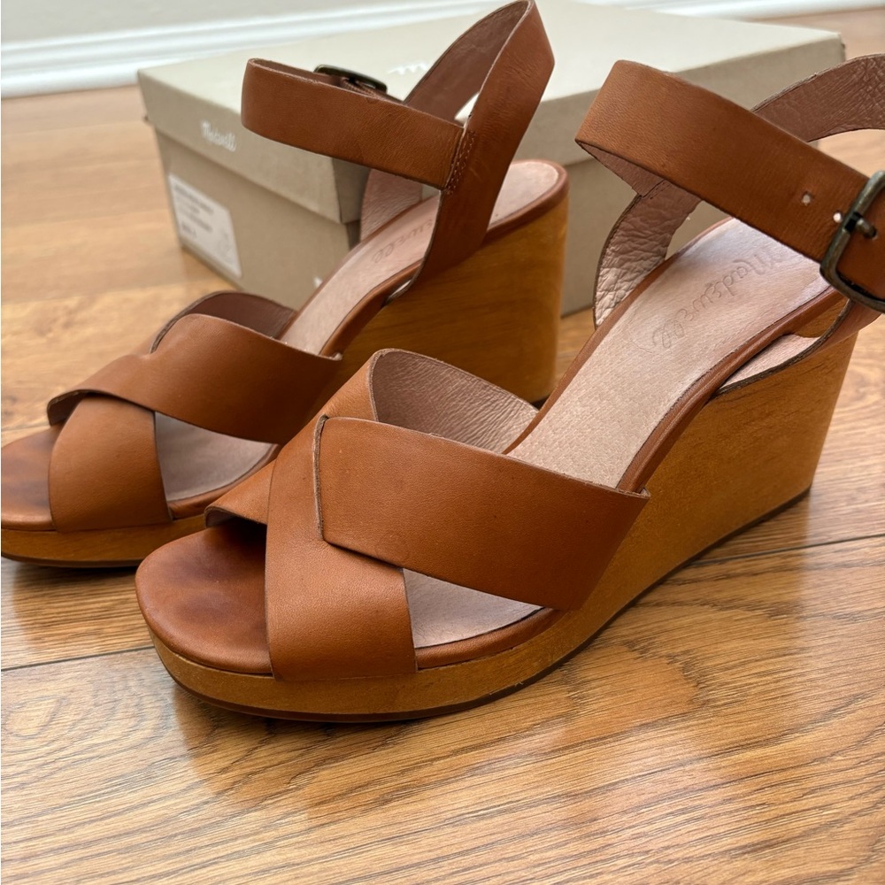 Madewell Wooden Wedge Sandals